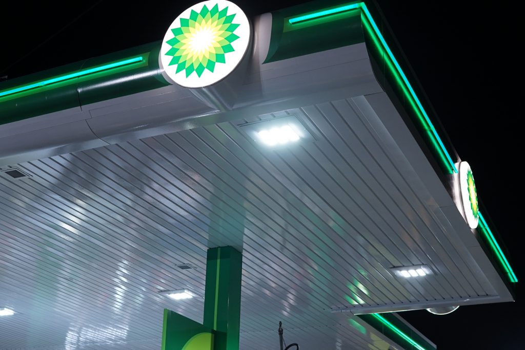 BP Service Station LED Lighting BP Carrington Service Station LED Lighting Upgrade